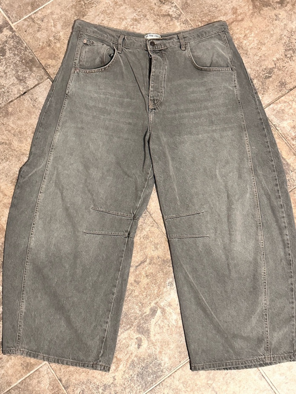 free people barrel jeans